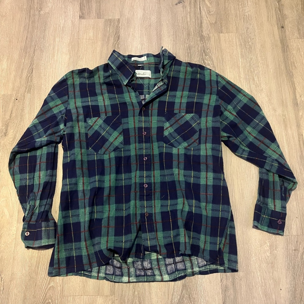 Windbreaker Green Flannel
